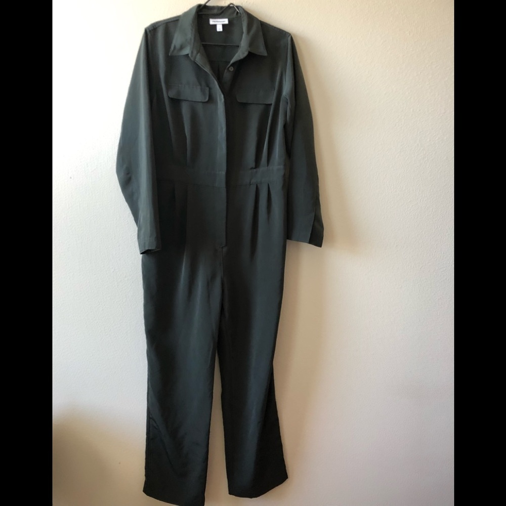 Deep Olive Green Jumpsuit